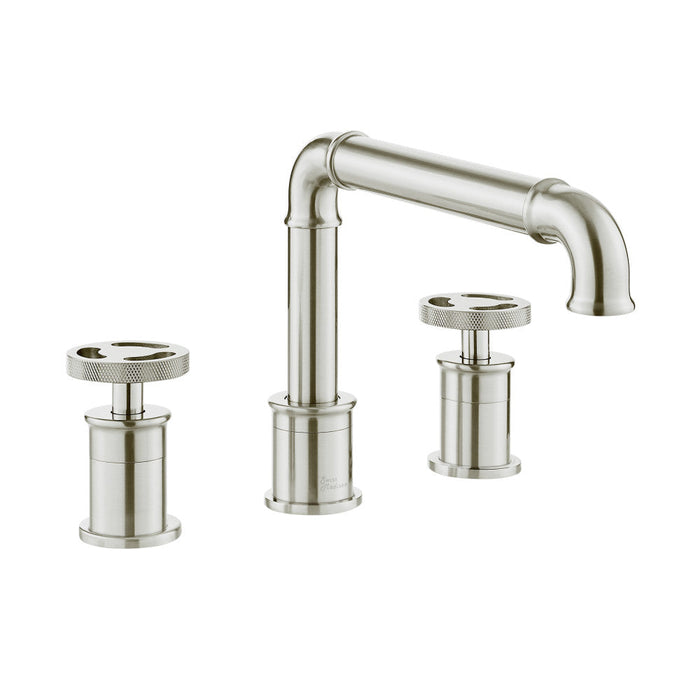 Swiss Madison Avallon 8 in. Widespread, 2-Handle Wheel, Bathroom Faucet in Brushed Nickel - SM-BF82BN