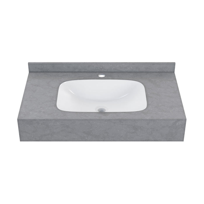 Swiss Madison Avancer 36'' Wall Mount Sink In Charcoal Grey - SM-WS260CG