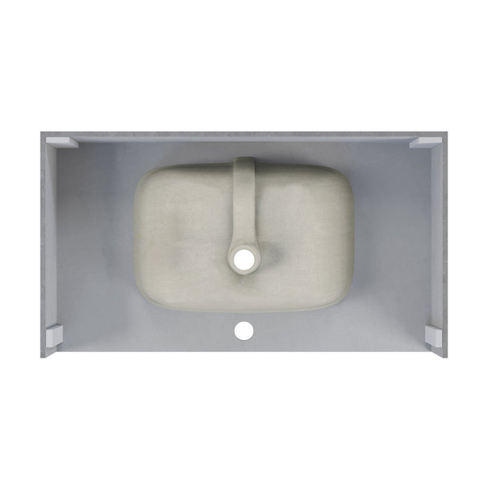 Swiss Madison Avancer 36'' Wall Mount Sink In Charcoal Grey - SM-WS260CG