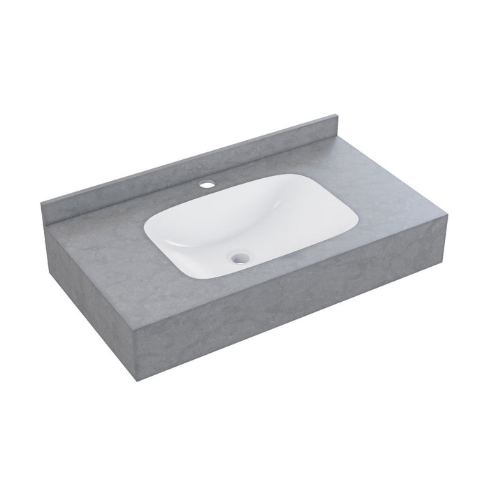 Swiss Madison Avancer 36'' Wall Mount Sink In Charcoal Grey - SM-WS260CG