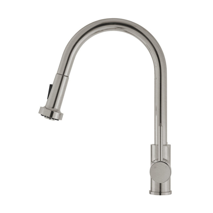 Swiss Madison Nouvet Single Handle, Pull-Down Kitchen Faucet in Brushed Nickel