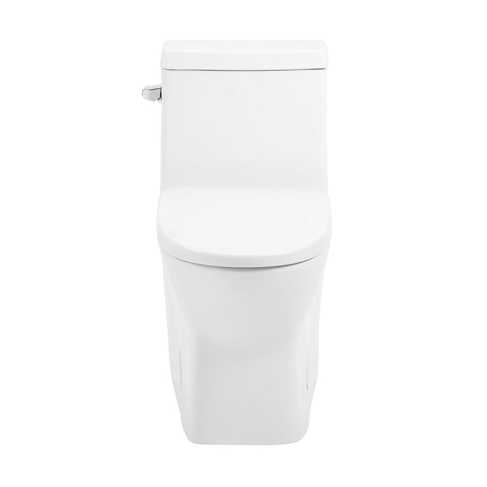 Swiss Madison Sublime II One-Piece Round Toilet with Left Side Flush, 10" Rough-In 1.28 gpf