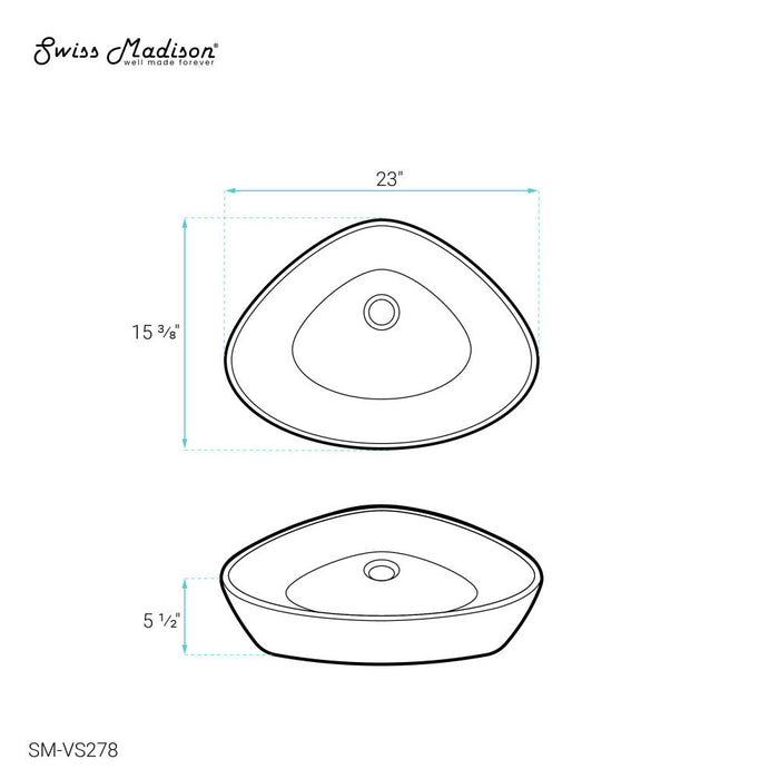 Swiss Madison Bastille Vessel Sink - SM-VS278