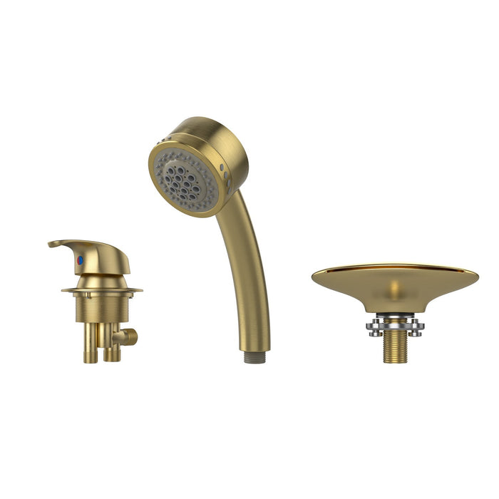 Empava Bathtub Faucet Fixtures For EMPV-59JT319LED Corner Tub ACC-319BB