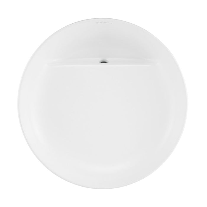 Swiss Madison Beau 16.5" Round Vessel Bathroom Sink in Matte White - SM-VS301MW