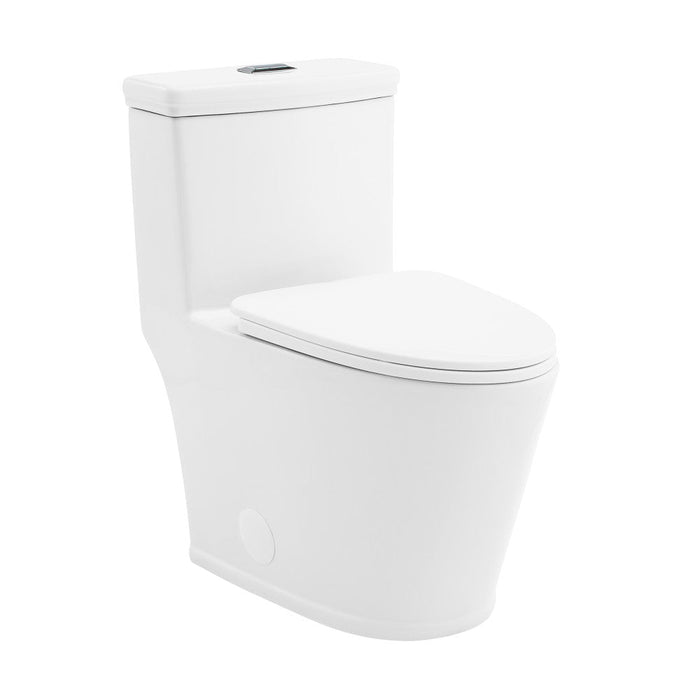 Swiss Madison Beau One-Piece Elongated Toilet Dual-Flush 1.1/1.6 gpf (6-Pack) - SM-1T115-6