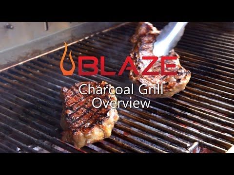 Blaze BLZ-4-CHAR Built-In Charcoal Grill with Adjustable Charcoal Tray, 32-inch BLZ-4-CHAR