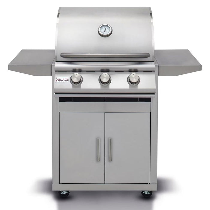 Blaze Prelude LBM Freestanding 3-Burner Gas Grill, 25-Inch BLZ-3LBM-CART-SC-Config