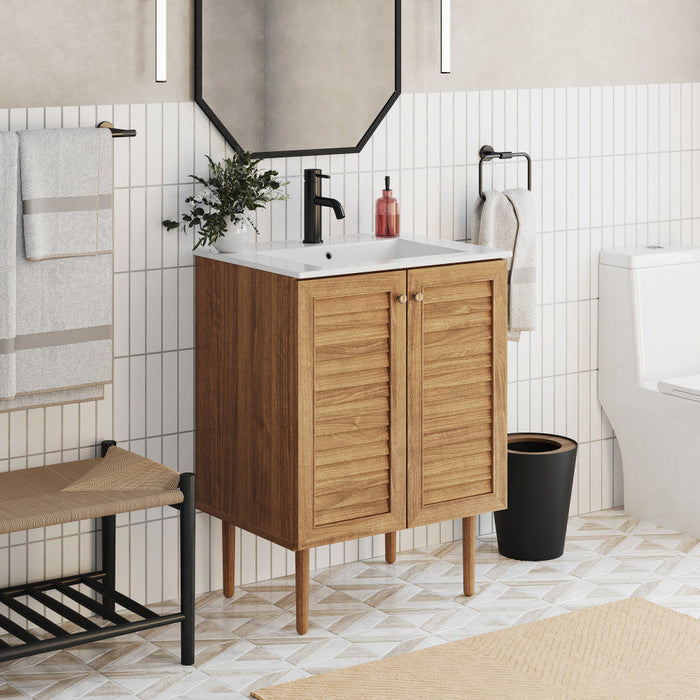 Swiss Madison Bron 24" Bathroom Vanity in Oak - SM-BV373