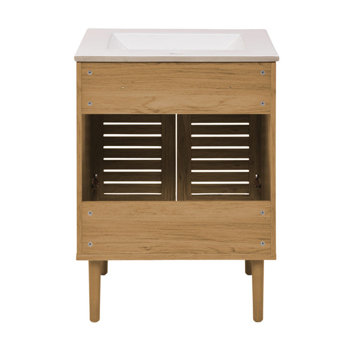 Swiss Madison Bron 24" Bathroom Vanity in Oak - SM-BV373