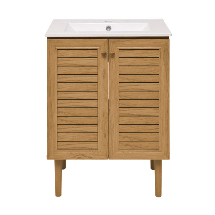 Swiss Madison Bron 24" Bathroom Vanity in Oak - SM-BV373