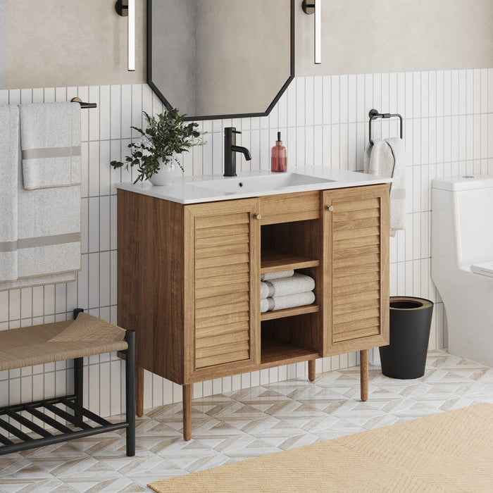 Swiss Madison Bron 36" Bathroom Vanity in Oak - SM-BV374