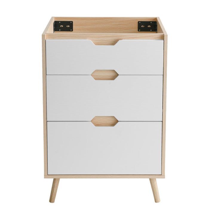 Swiss Madison Brusque 24 Bathroom Vanity in White Oak -Cabinet Only (SM-BV350) - SM-BV350-C