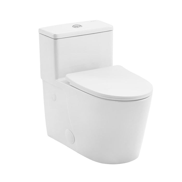 Swiss Madison Arles One-Piece Elongated Toilet Vortex Dual-Flush 0.8/1.18 gpf - SM-1T259