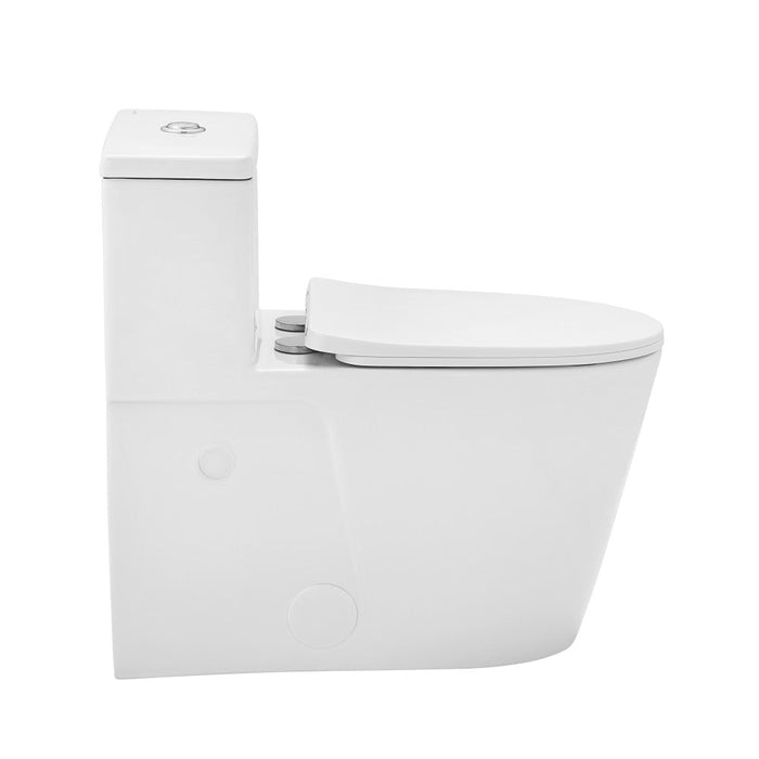 Swiss Madison Arles One-Piece Elongated Toilet Vortex Dual-Flush 0.8/1.18 gpf - SM-1T259