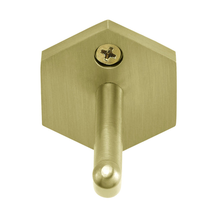 Swiss Madison Brusque Robe Hook in Brushed Gold - SM-RH02BG