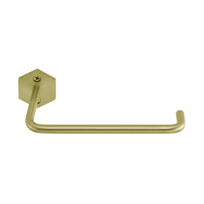 Swiss Madison Brusque Toilet Paper Holder in Brushed Gold - SM-TPH02BG