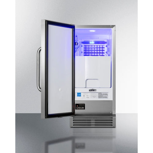 Summit Built-In 50 lb. Clear Icemaker, ADA Compliant BIM44GCSSADA