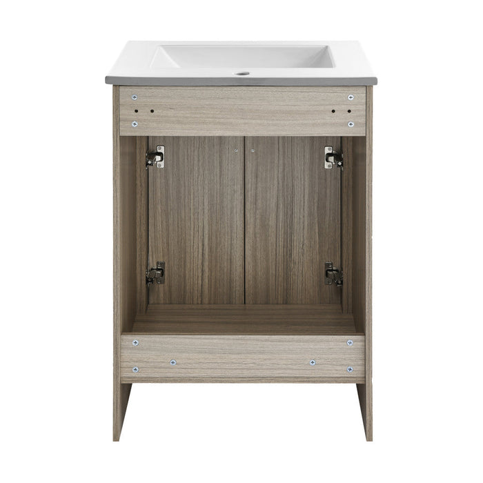 Swiss Madison Burdon 24" Bathroom Vanity in Oak - SM-BV432