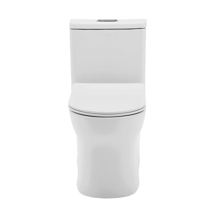 Swiss Madison Burdon One-Piece Elongated Toilet Vortex Dual-Flush 1.1/1.6 gpf - SM-1T111