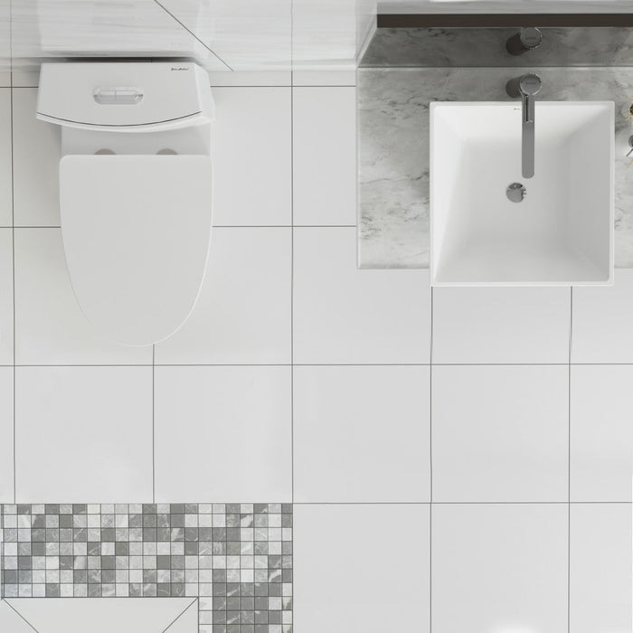 Swiss Madison St. Tropez One-Piece Elongated Toilet Vortex Dual-Flush 1.1/1.6 gpf