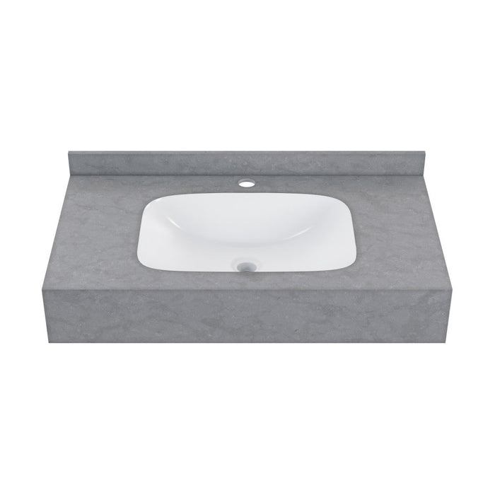 Swiss Madison Avancer 36'' Wall Mount Sink In Charcoal Grey