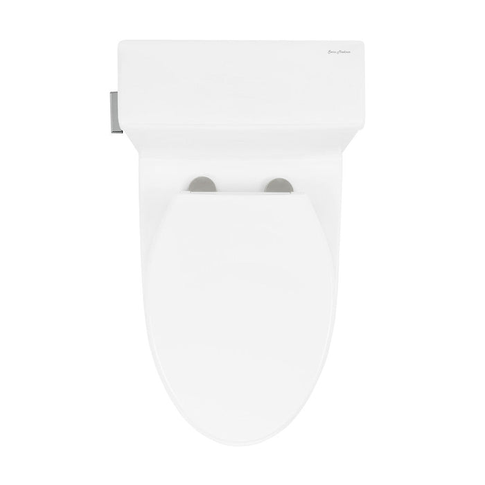 Swiss Madison Cache Two-Piece Elongated Toilet Left Side Flush Handle Toilet 1.28 gpf - SM-2T230