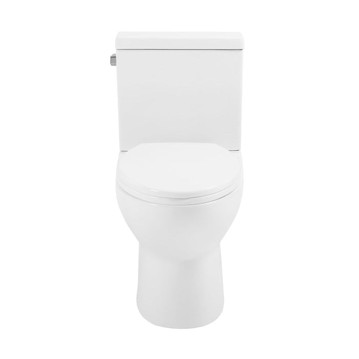 Swiss Madison Cache Two-Piece Elongated Toilet Left Side Flush Handle Toilet 1.28 gpf - SM-2T230