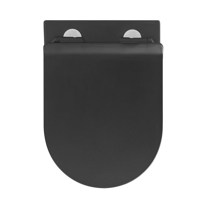 Swiss Madison Calice Wall-Hung Round Toilet Bowl in Matte Black - SM-WT465MB