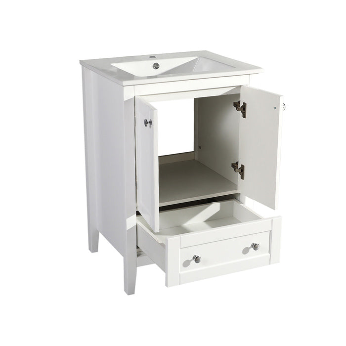 Swiss Madison Cannes 24 Single, Two Doors, One Drawer, Bathroom Vanity - SM-BV412