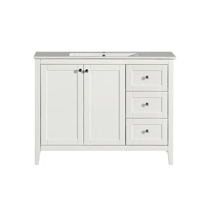 Swiss Madison Cannes 48 Single, Two Doors, Three Drawers, Bathroom Vanity - SM-BV414