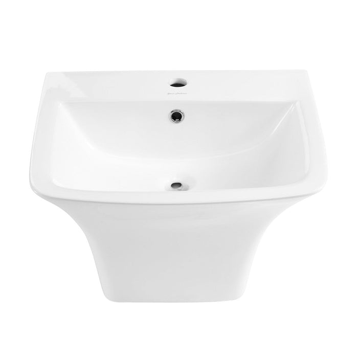 Swiss Madison Carre 21" Wall-Mount Bathroom Sink - SM-WS330