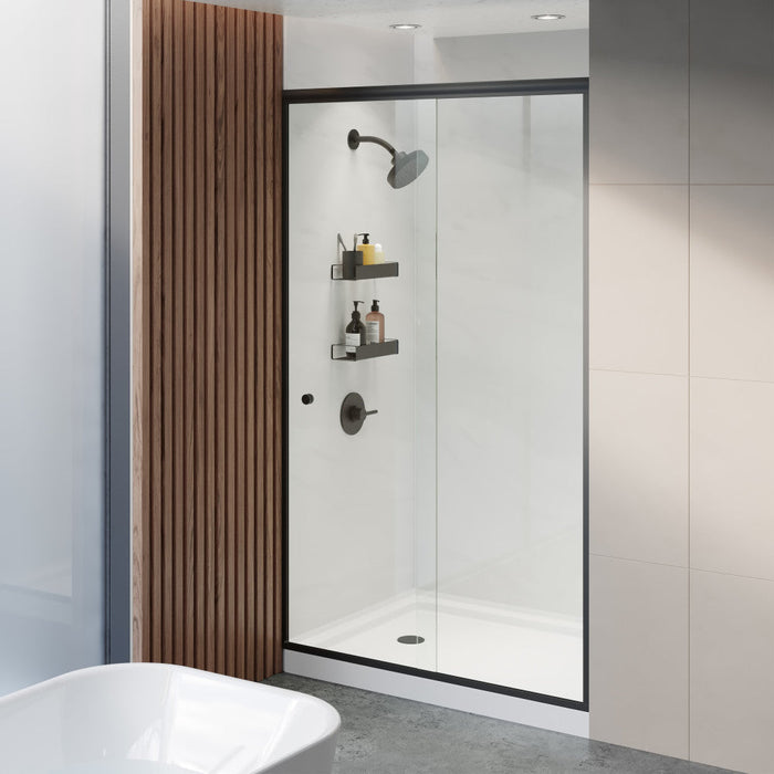 Swiss Madison Carre 48" x 36" Acrylic White, Single-Threshold, Left Drain, Shower Base - SM-SB540