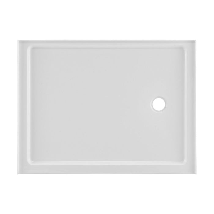 Swiss Madison Carre 48" x 36" Acrylic White, Single-Threshold, Right Drain, Shower Base - SM-SB542