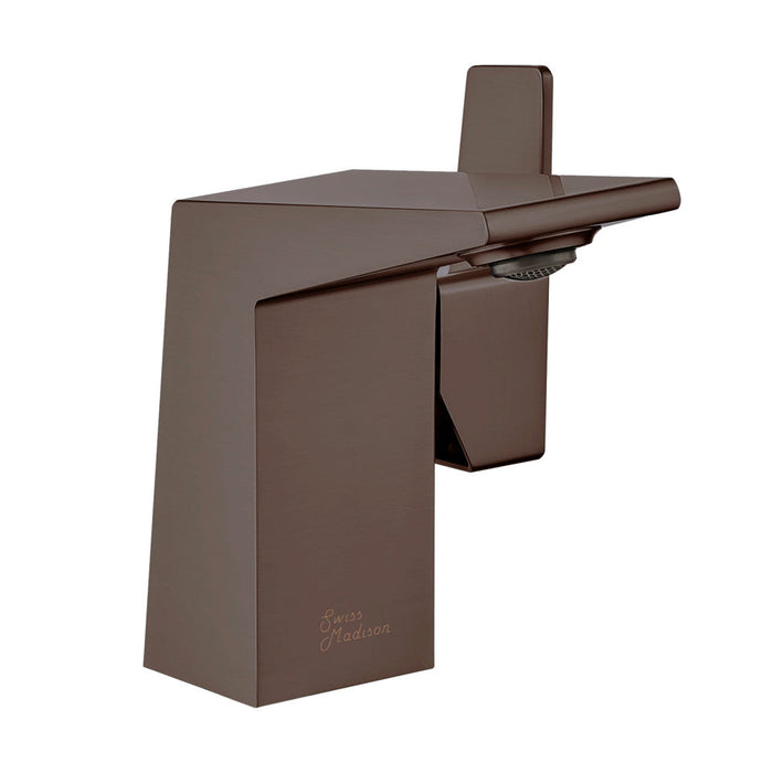 Swiss Madison Carre Single Hole, Single-Handle, Bathroom Faucet in Oil Rubbed Bronze - SM-BF30OR