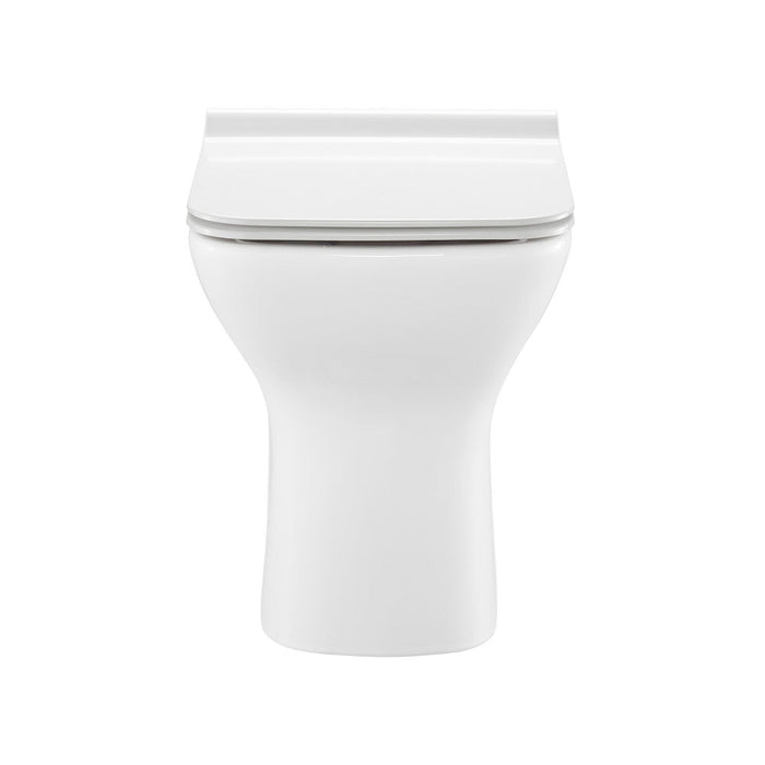 Swiss Madison Carre Back-To-Wall Square Toilet Bowl - SM-WT530