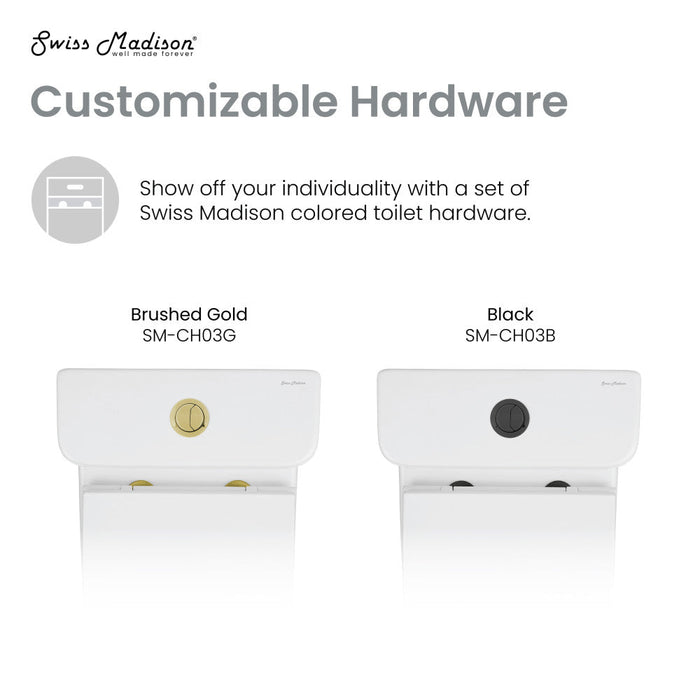 Swiss Madison Carre One-Piece Square Toilet Dual-Flush 1.1/1.6 gpf - SM-1T256