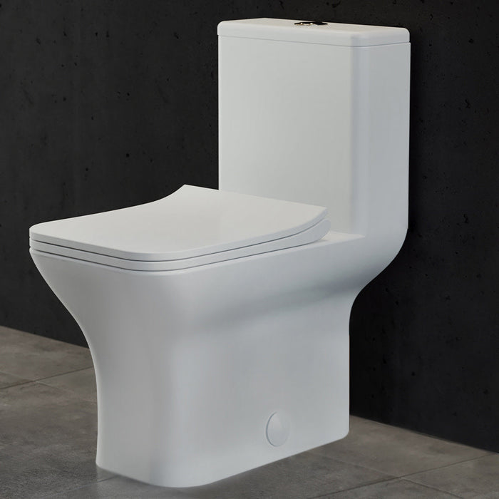 Swiss Madison Carre One-Piece Square Toilet Dual-Flush 1.1/1.6 gpf - SM-1T256