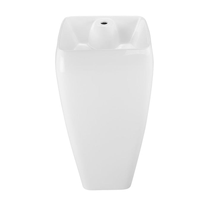 Swiss Madison Carre One Piece Pedestal Sink - SM-PS311