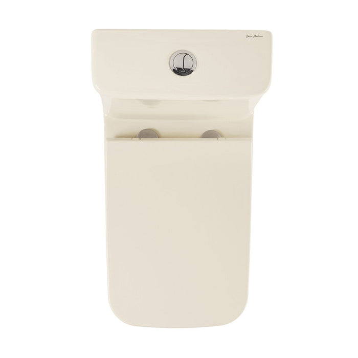 Swiss Madison Carre One Piece Square Toilet Dual Flush 1.1/1.6 gpf in Bisque - SM-1T256BQ