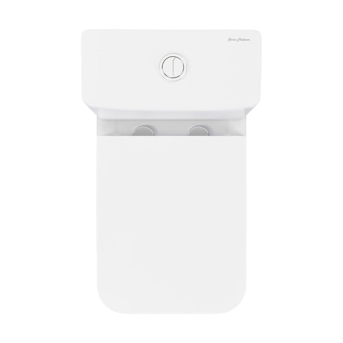 Swiss Madison Carre One Piece Square Toilet Dual Flush 1.1/1.6 gpf in Matte White - SM-1T256MW