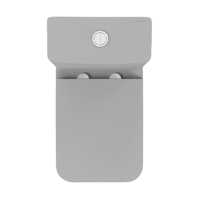 Swiss Madison Carre One-Piece Square Toilet Dual-Flush in Matte Grey1.1/1.6 gpf - SM-1T256MG