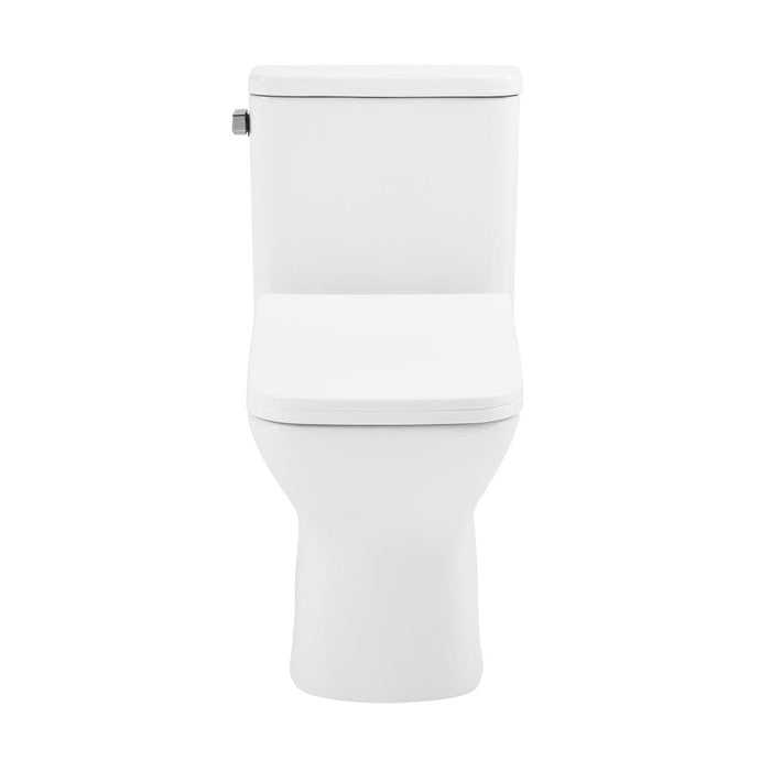 Swiss Madison Carre One-Piece Square Toilet Left Side Flush Handle Toilet 1.28 gpf - SM-1T258