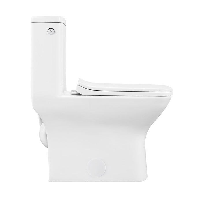 Swiss Madison Carre One-Piece Square Toilet Dual-Flush 1.1/1.6 gpf, Touchless - SM-1T264