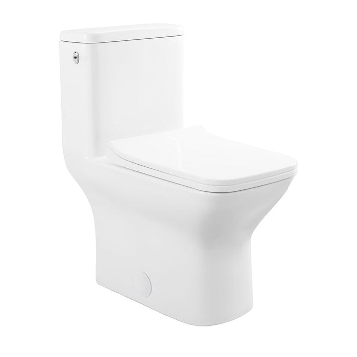 Swiss Madison Carre One-Piece Square Toilet Dual-Flush 1.1/1.6 gpf, Touchless - SM-1T264