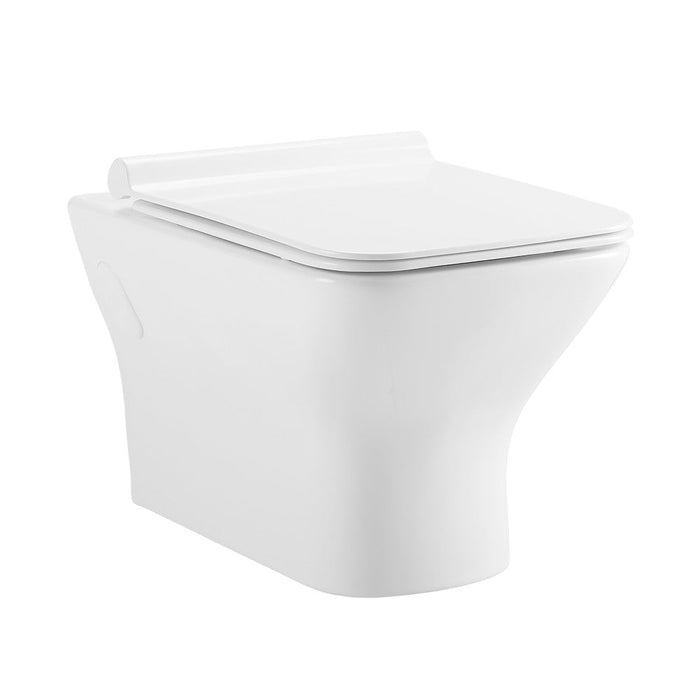 Swiss Madison Carre Wall-Hung Elongated Toilet Bowl - SM-WT455