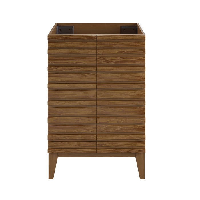 Swiss Madison Cascade 24'' Bathroom Vanity in Brown Oak - Cabinet - SM-BV470BK-C