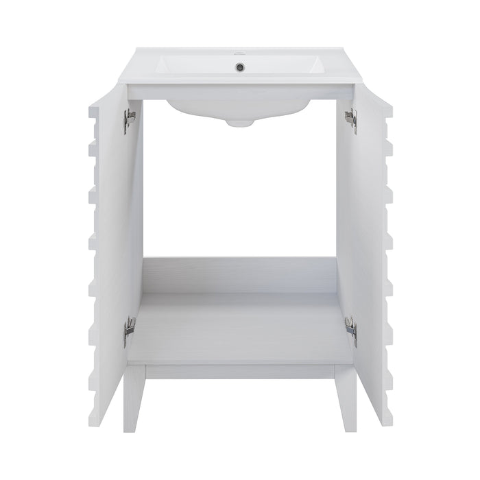 Swiss Madison Cascade 24'' Bathroom Vanity in White - SM-BV470W