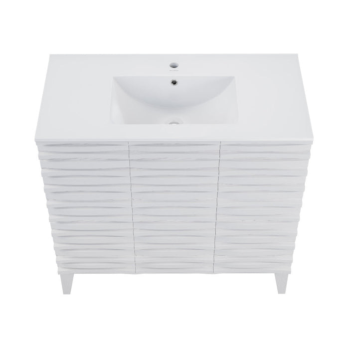 Swiss Madison Cascade 36'' Bathroom Vanity in White - SM-BV471W