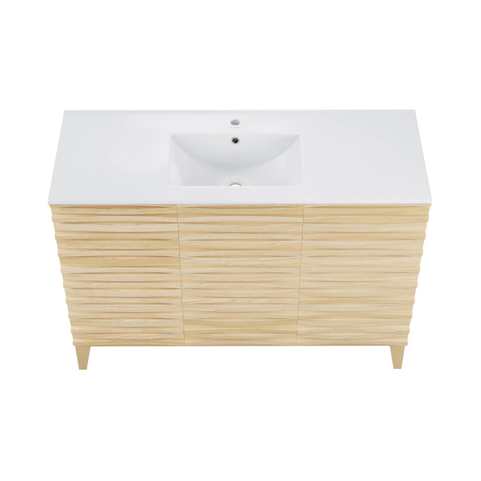 Swiss Madison Cascade 48'' Bathroom Vanity in Natural Oak - SM-BV557